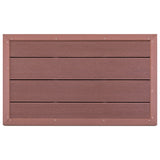 Vidaxl -Bodenelement für Solardouche 101x63x5,5 cm HKC Braun