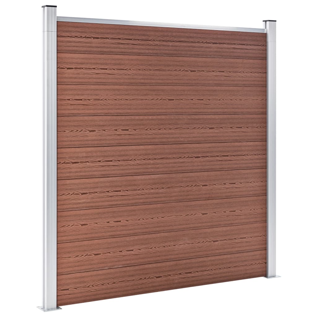 Vidaxl hegn 180x186 cm HKC Brown