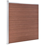 Vidaxl Fence 175x186 cm HKC Brown