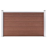 Vidaxl -Zaun 180x105 cm HKC Brown