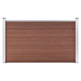 Vidaxl -Zaun 180x105 cm HKC Brown