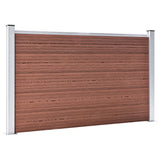 Vidaxl -Zaun 180x105 cm HKC Brown