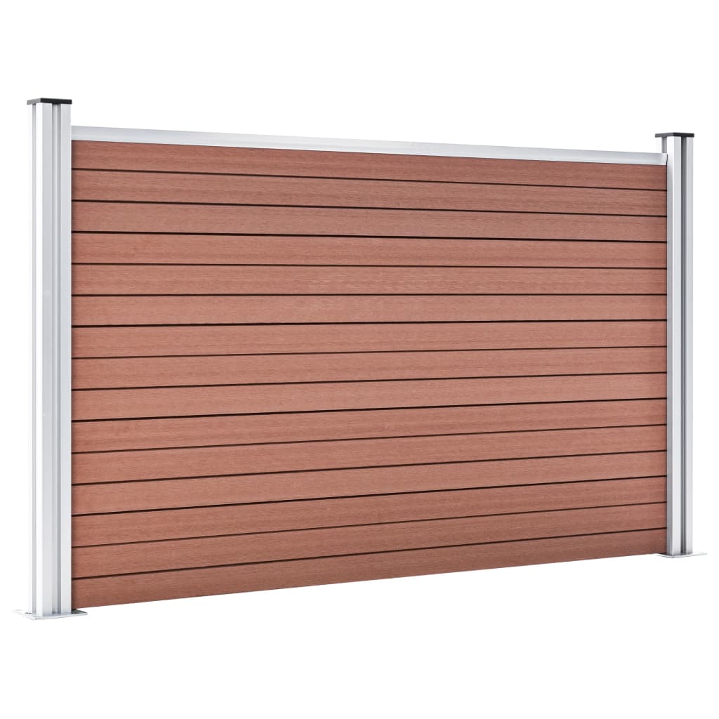 Vidaxl -Zaun 180x105 cm HKC Brown