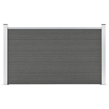 Vidaxl -Zaun 180x105 cm HKC Grau