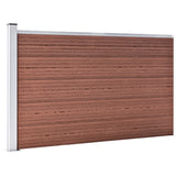 Vidaxl -Zaun 175x105 cm HKC Brown