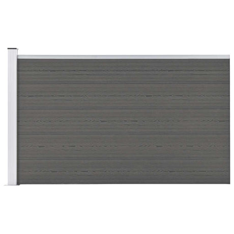 Vidaxl -Zaun 175x105 cm HKC Grau
