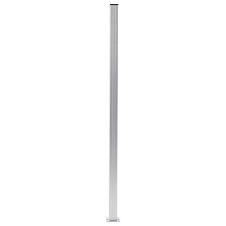 Vidaxl Zaunpfosten 2 St 185 cm Aluminium