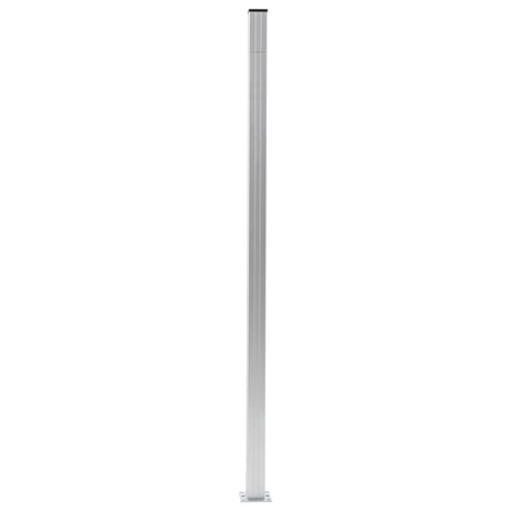 Vidaxl Zaunpfosten 3 St 185 cm Aluminium