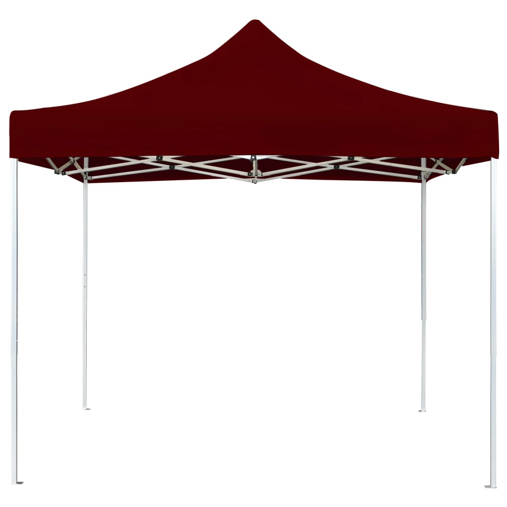 Vidaxl Partyent professionell klappbar 2x2 m Aluminium Bordeaux rout