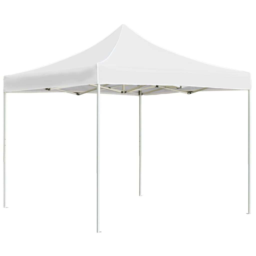 Vidaxl Partytent Profesionalno zložen 2x2 m aluminijast bela