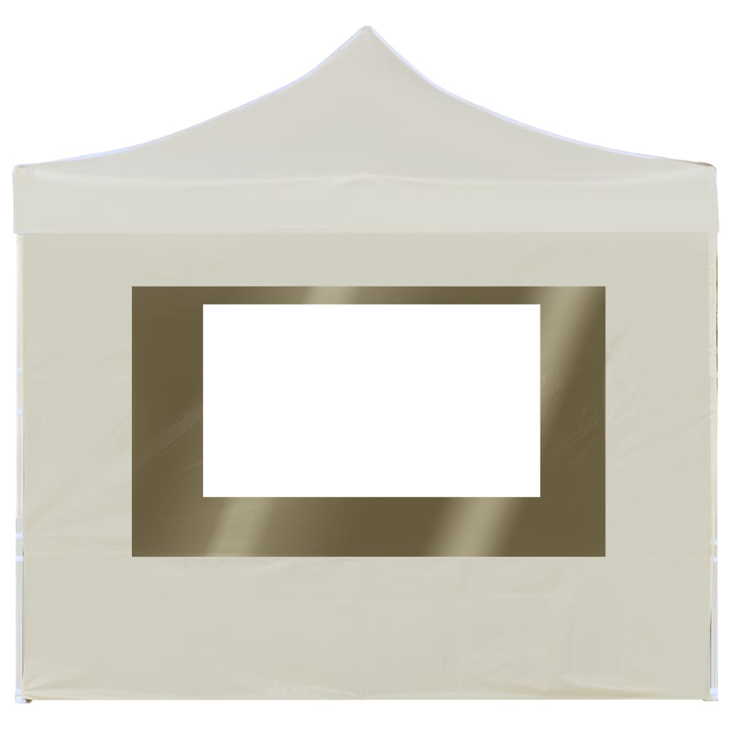 Vidaxl Partytent Foldable with walls 2x2 m aluminum cream