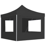 Vidaxl PartyTent Folbumble z ścianami 2x2 M antracyt aluminiowy