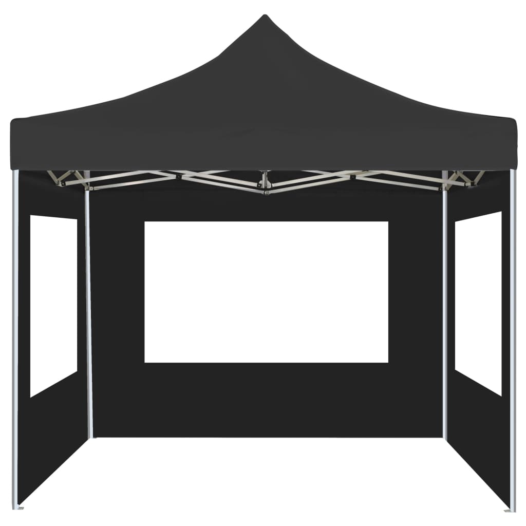 Vidaxl PartyTent pliable avec des murs anthracite en aluminium 2x2 m