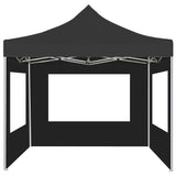 Vidaxl PartyTent Folbumble z ścianami 2x2 M antracyt aluminiowy