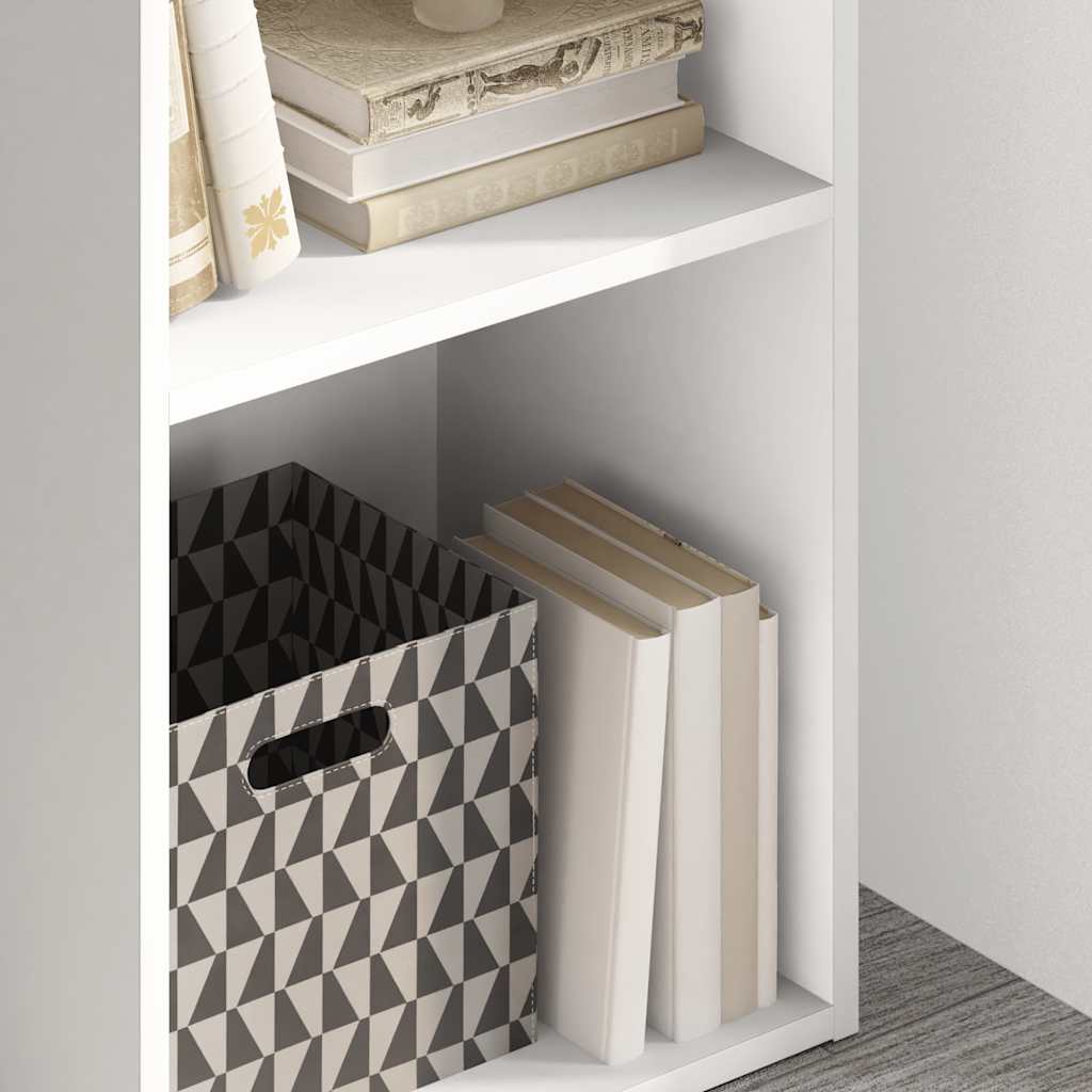 Vidaxl boekenkast 40x30x76,5 cm bewerkt hout wit