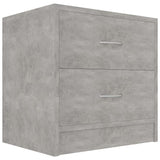 Vidaxl nachtkastjes 2 st 40x30x40 cm bewerkt hout betongrijs