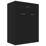 Vidaxl Schuhschrank 60x35x84 cm propertiertes Holzschwarz