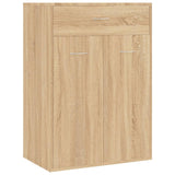 Vidaxl Cabinet da scarpe 60x35x84 cm Properpata in legno Oak colorato