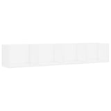 Vidaxl cd-wandschap 100x18x18 cm bewerkt hout wit