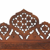 Vidaxl kamerscherm 4 panelen handgesneden 160x165 cm mangohout bruin
