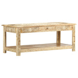 Vidaxl salontafel handgeschilderd 110x50x45 cm massief mangohout