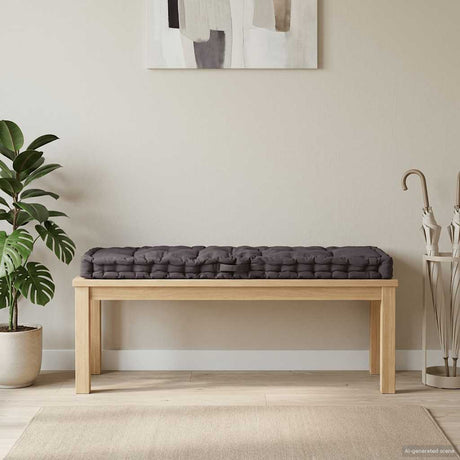 VIDAXL -Palettenbodenkissen 120 x 40 x 7 cm Baumwoll -Anthrazit