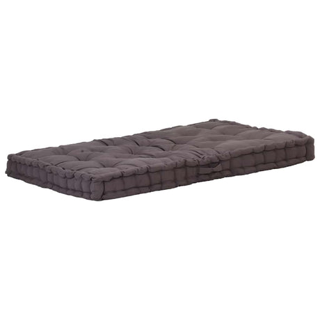 Vidaxx Paletten-Bodenkissen 120x80x10 cm Baumwolle Anthrazit