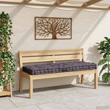 VIDAXL -Palettenbodenkissen 120 x 80 x 10 cm Baumwoll -Anthrazit