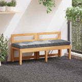 Vidaxl Palettenbodenkissen 120 x 40 x 7 cm Baumwollgrau