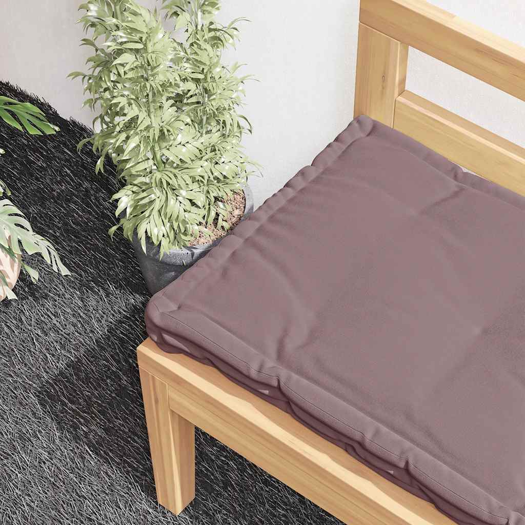 VIDAXL -Palettenbodenkissen 120 x 40 x 7 cm Baumwolltaupe