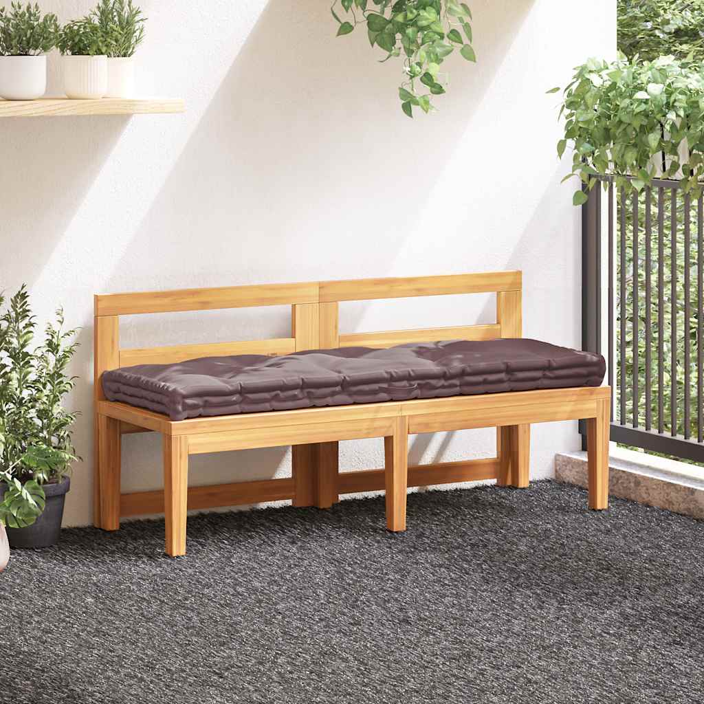 VIDAXL -Palettenbodenkissen 120 x 40 x 7 cm Baumwolltaupe