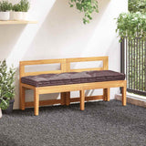 VIDAXL -Palettenbodenkissen 120 x 40 x 7 cm Baumwolltaupe