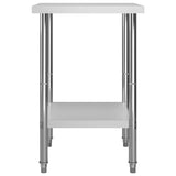 Vidaxl Kitchenwork table 60x60x85 cm Stainless steel