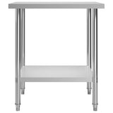 VIDAXL KÜCHTENWORK TABELLE 80x60x85 cm Edelstahl