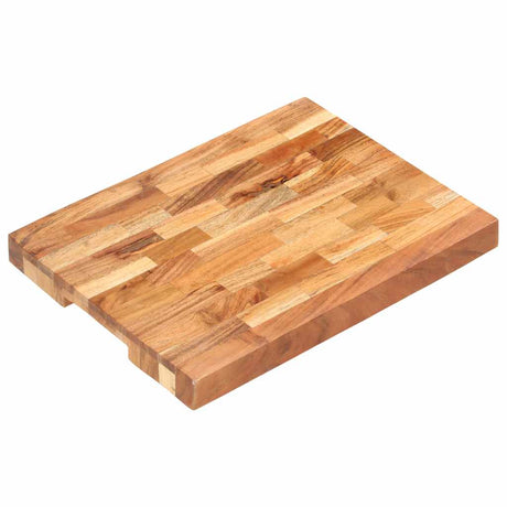 Vidaxx Hackblock 40x30x4 cm massives Akazienholz