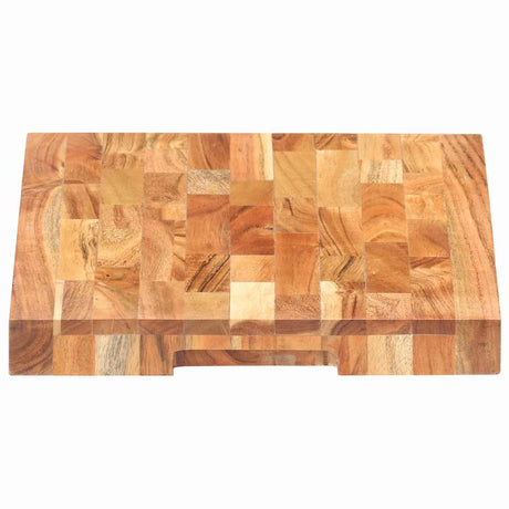 Vidaxx Hackblock 40x30x4 cm massives Akazienholz