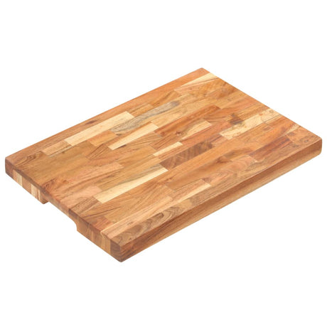 Vidaxx Hackblock 50x35x4 cm massives Akazienholz