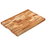 VidaXL Hackblock 60x40x4 cm massives Akazienholz