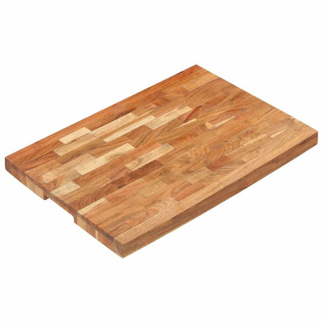 Vidaxx Hackblock 60x40x4 cm massives Akazienholz
