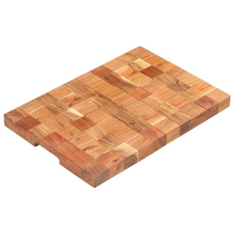 Vidaxx Hackblock 50x34x3,8 cm massives Akazienholz