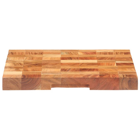 Vidaxx Hackblock 50x34x3,8 cm massives Akazienholz