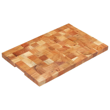 Vidaxx Hackblock 60x40x3,8 cm massives Akazienholz