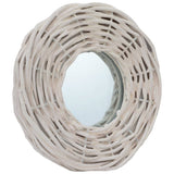 Vidaxl spiegels 3 st 15 cm wicker wit