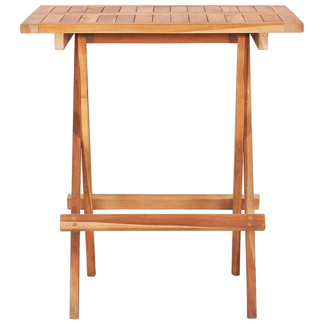 Vidaxl bistrotafel inklapbaar 60x60x65 cm massief teakhout