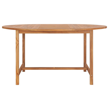 Vidaxl tuintafel 150x76 cm massief teakhout