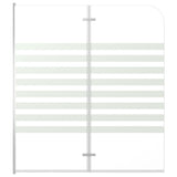 VIDAXL -BAD -MADEN -WAHR VON 120 x 140 cm gehärtetes Glas gestreift