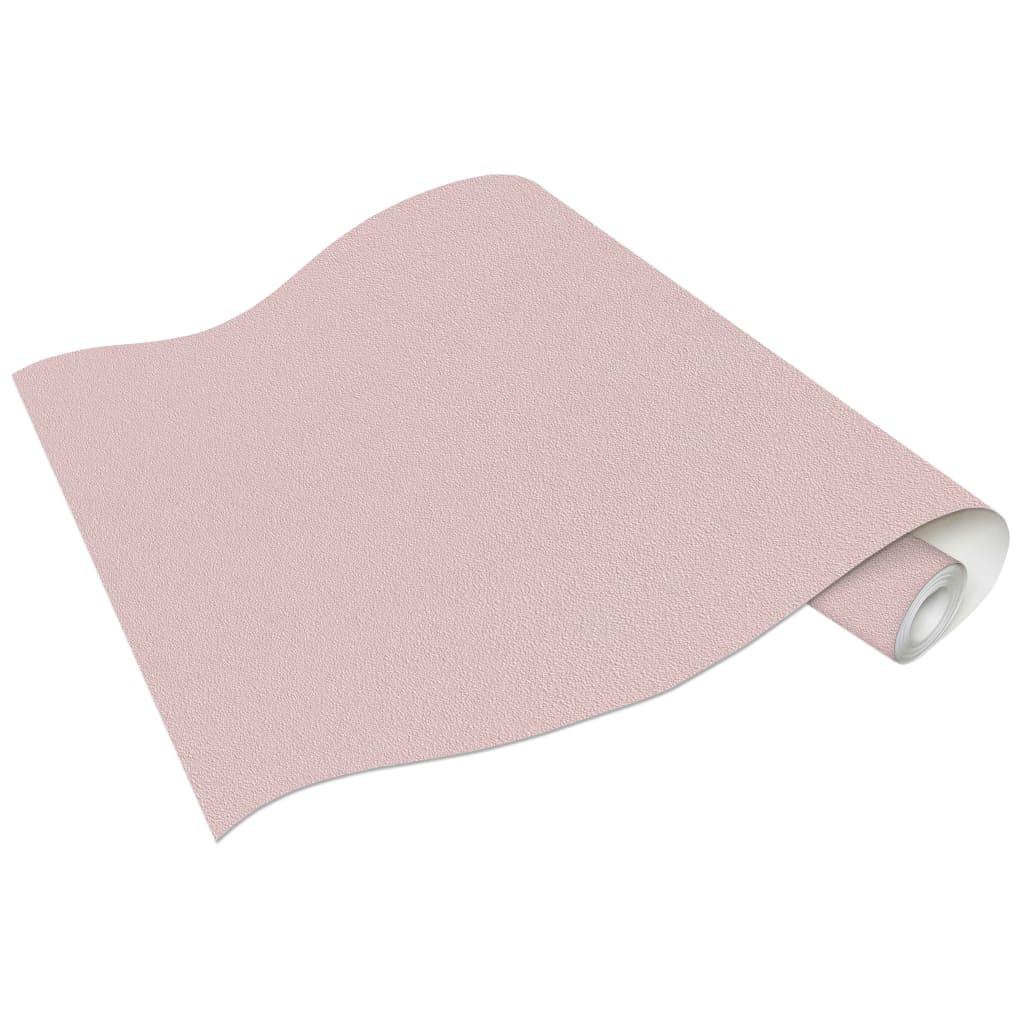 Vidaxl 4 st Fleece Wallepaper Roller 0.53x10 m Plain glänzend rosa