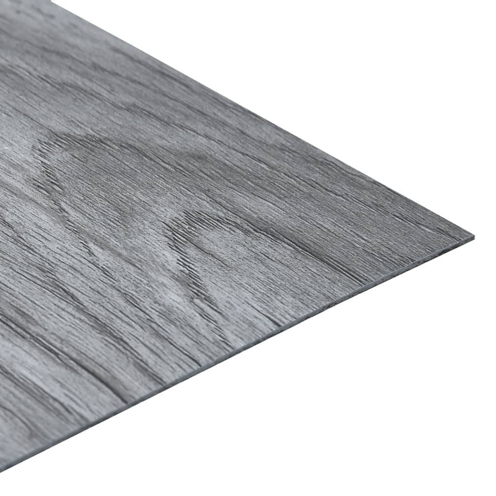 Vidaxl aboard pavimenti autoadesivo 5,11 m² PVC grigio chiaro