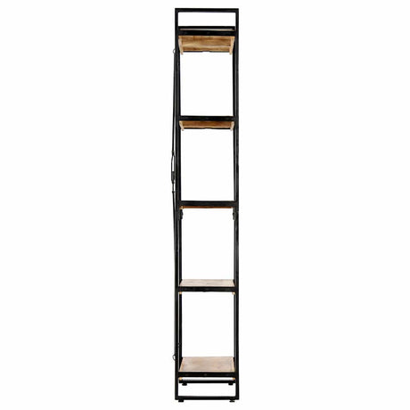 Vidaxl boekenkast met 5 schappen 60x30x180 cm massief mangohout