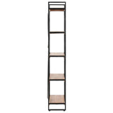 Vidaxl boekenkast met 5 schappen 90x30x180 cm massief acaciahout